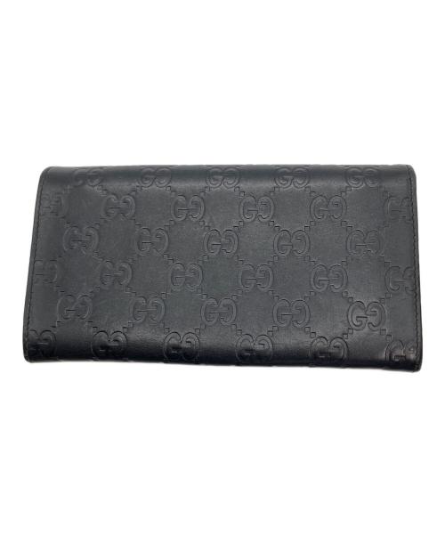 GUCCI（グッチ）GUCCI (グッチ) 長財布 ブラック ブラックの古着・服飾アイテム