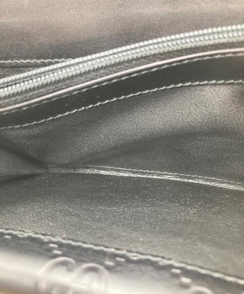 GUCCI（グッチ）GUCCI (グッチ) 長財布 ブラック ブラックの古着・服飾アイテム