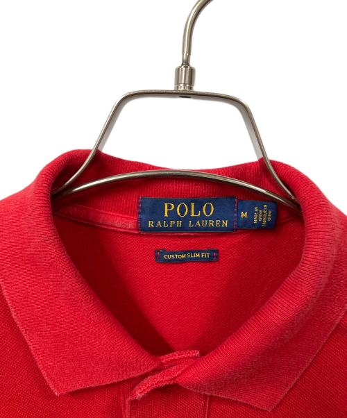 POLO RALPH LAUREN（ポロ・ラルフローレン）POLO RALPH LAUREN (ポロ・ラルフローレン) ポロシャツ ビッグポニー ユニオンジャック レッド レッド サイズ:Mの古着・服飾アイテム