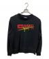 DIESEL（ディーゼル）の古着「スウェット ブラック」｜ブラック×レッド