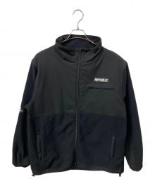 republic&co（リパブリックアンドコー）の古着「フリースジャケット　ブラック」｜ブラック