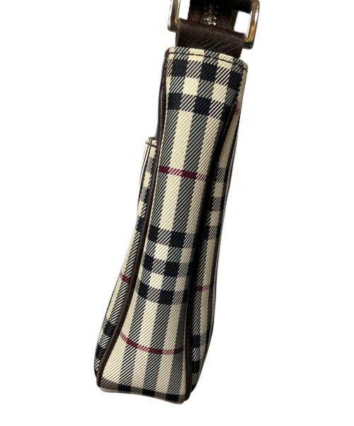 BURBERRY（バーバリー）BURBERRY (バーバリー) ショルダーバッグ ノバチェック ベージュ×ブラウンの古着・服飾アイテム