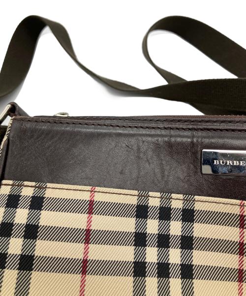 BURBERRY（バーバリー）BURBERRY (バーバリー) ショルダーバッグ ノバチェック ベージュ×ブラウンの古着・服飾アイテム