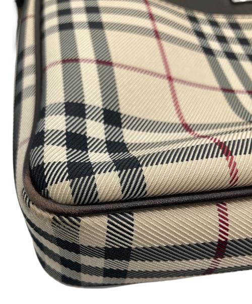 BURBERRY（バーバリー）BURBERRY (バーバリー) ショルダーバッグ ノバチェック ベージュ×ブラウンの古着・服飾アイテム