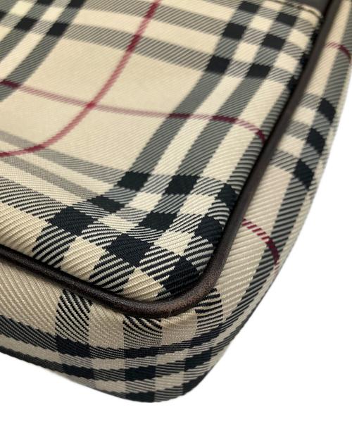 BURBERRY（バーバリー）BURBERRY (バーバリー) ショルダーバッグ ノバチェック ベージュ×ブラウンの古着・服飾アイテム