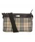BURBERRY（バーバリー）の古着「ショルダーバッグ ノバチェック」｜ベージュ×ブラウン
