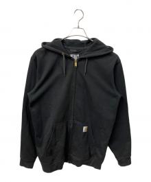 CarHartt（カーハート）の古着「ジップパーカー ブラック　loose fit」｜ブラック
