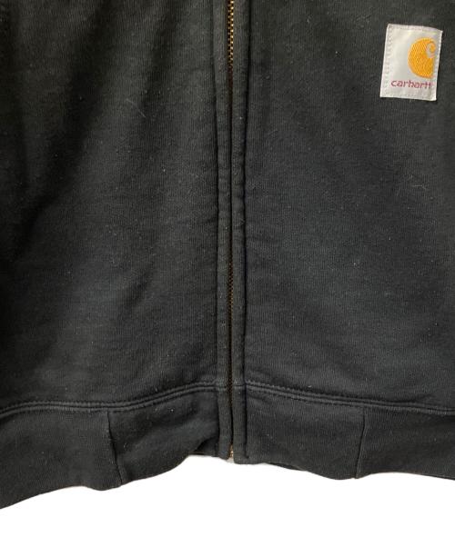 CarHartt（カーハート）CarHartt (カーハート) ジップパーカー ブラック　loose fit ブラック サイズ:Mの古着・服飾アイテム