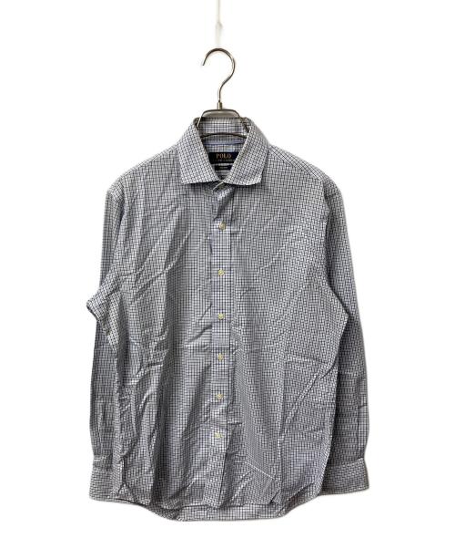 POLO RALPH LAUREN（ポロ・ラルフローレン）POLO RALPH LAUREN (ポロ・ラルフローレン) 長袖シャツ　チェック　ブルー ブルー サイズ:Sの古着・服飾アイテム