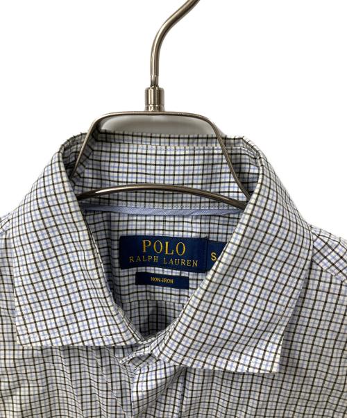 POLO RALPH LAUREN（ポロ・ラルフローレン）POLO RALPH LAUREN (ポロ・ラルフローレン) 長袖シャツ　チェック　ブルー ブルー サイズ:Sの古着・服飾アイテム