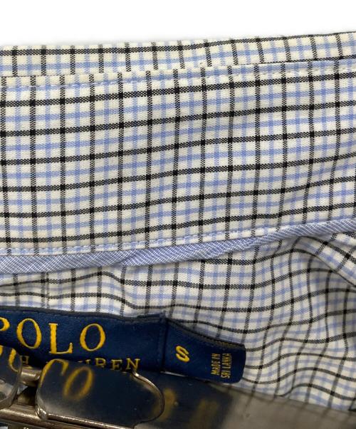 POLO RALPH LAUREN（ポロ・ラルフローレン）POLO RALPH LAUREN (ポロ・ラルフローレン) 長袖シャツ　チェック　ブルー ブルー サイズ:Sの古着・服飾アイテム