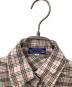 BURBERRY BLUE LABEL (バーバリー ブルー レーベル) 長袖シャツ ピンク×ブラウン ライトピンク サイズ:38：6000円