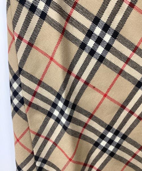 BURBERRY BLUE LABEL（バーバリー ブルー レーベル）BURBERRY BLUE LABEL (バーバリー ブルー レーベル) 膝丈スカート ノバチェック ベージュ サイズ:38の古着・服飾アイテム