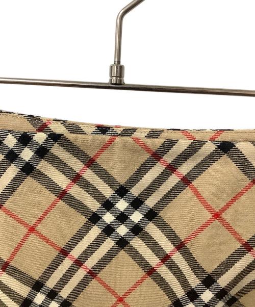BURBERRY BLUE LABEL（バーバリー ブルー レーベル）BURBERRY BLUE LABEL (バーバリー ブルー レーベル) 膝丈スカート ノバチェック ベージュ サイズ:38の古着・服飾アイテム