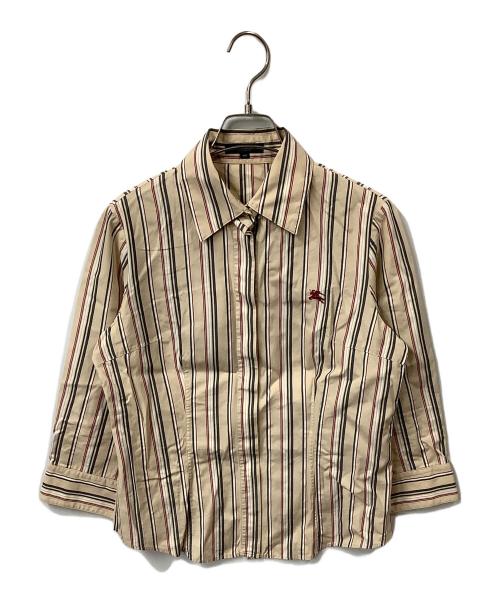 BURBERRY LONDON（バーバリーロンドン）BURBERRY LONDON (バーバリーロンドン) 長袖シャツ ストライプ ベージュ ベージュ サイズ:40の古着・服飾アイテム