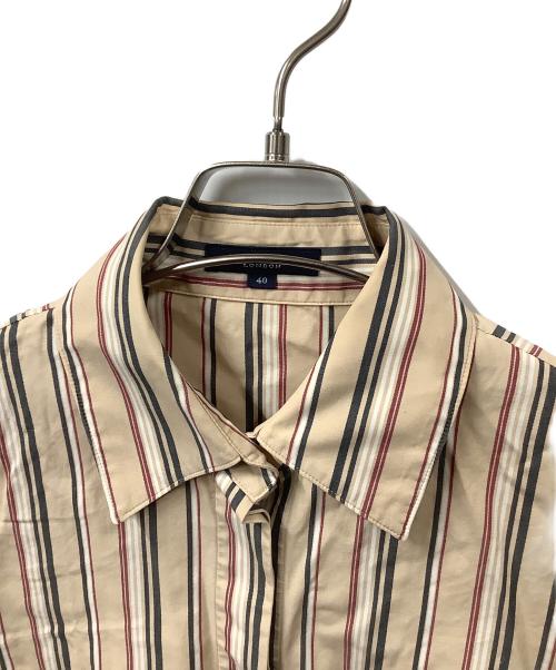 BURBERRY LONDON（バーバリーロンドン）BURBERRY LONDON (バーバリーロンドン) 長袖シャツ ストライプ ベージュ ベージュ サイズ:40の古着・服飾アイテム