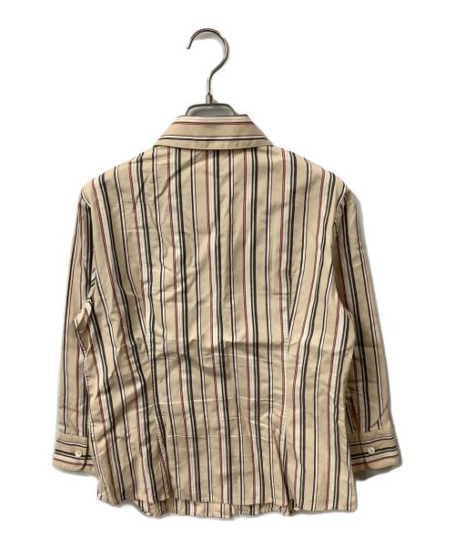 BURBERRY LONDON（バーバリーロンドン）BURBERRY LONDON (バーバリーロンドン) 長袖シャツ ストライプ ベージュ ベージュ サイズ:40の古着・服飾アイテム