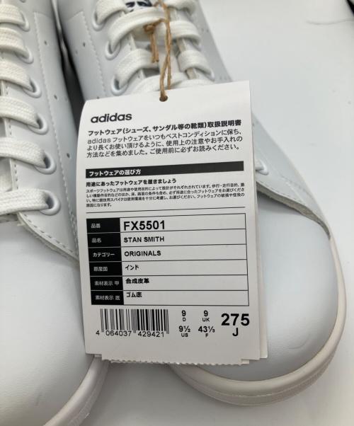 adidas（アディダス）adidas (アディダス) STANSMITH　ホワイト ホワイト サイズ:27.5の古着・服飾アイテム