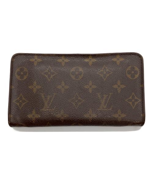 LOUIS VUITTON（ルイ ヴィトン）LOUIS VUITTON (ルイ ヴィトン) ポルトモネ・ジップ ブラウンの古着・服飾アイテム