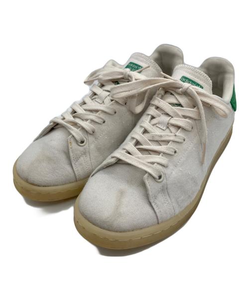 adidas（アディダス）adidas (アディダス) STANSMITH ホワイト×グリーン ホワイト×グリーン サイズ:25の古着・服飾アイテム
