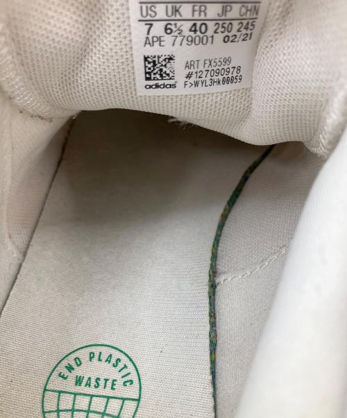 adidas（アディダス）adidas (アディダス) STANSMITH ホワイト×グリーン ホワイト×グリーン サイズ:25の古着・服飾アイテム