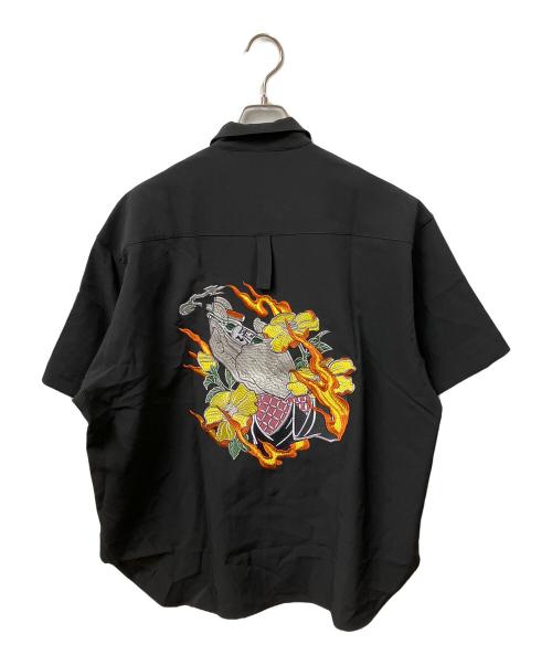 hangoverz clothez（ハングオーバーズ）Hangoverz clothez (ハングオーバーズ) 半袖シャツ ブラック ブラック サイズ:XLの古着・服飾アイテム