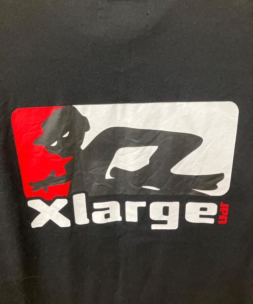 X-LARGE（エクストララージ）X-LARGE (エクストララージ) 長袖カットソー ブラック ブラック サイズ:Mの古着・服飾アイテム