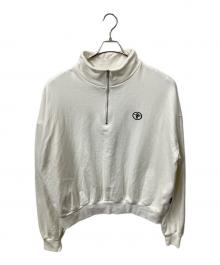 hangoverz clothez（ハングオーバーズ）の古着「ハーフジップスウェット　ホワイト」｜ホワイト