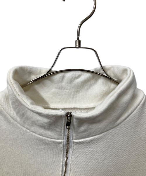 hangoverz clothez（ハングオーバーズ）Hangoverz clothez (ハングオーバーズ) ハーフジップスウェット　ホワイト ホワイト サイズ:Lの古着・服飾アイテム