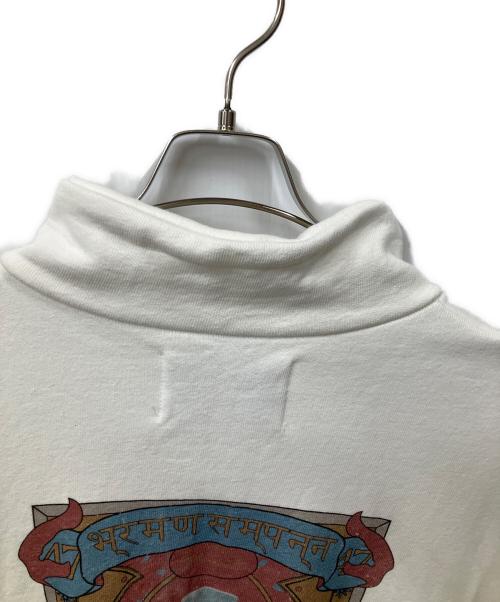 hangoverz clothez（ハングオーバーズ）Hangoverz clothez (ハングオーバーズ) ハーフジップスウェット　ホワイト ホワイト サイズ:Lの古着・服飾アイテム