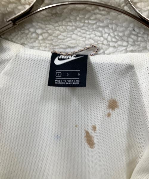 NIKE（ナイキ）NIKE (ナイキ)  HE ウィンター SHERPAジャケット アイボリー×ネイビー サイズ:Lの古着・服飾アイテム