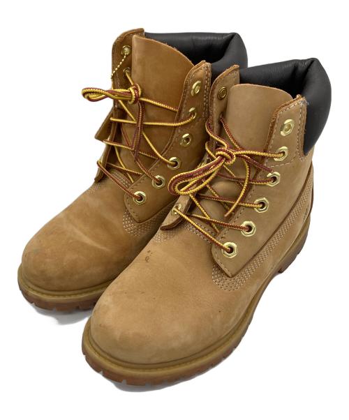 Timberland（ティンバーランド）Timberland (ティンバーランド) 6インチ プレミアムブーツ ベージュ ベージュ サイズ:24の古着・服飾アイテム