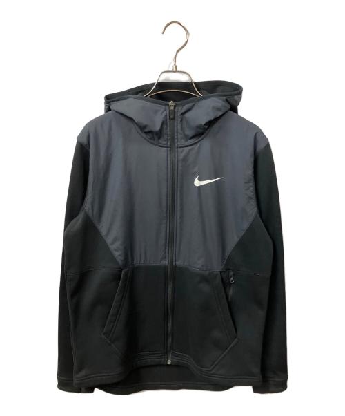 NIKE（ナイキ）NIKE (ナイキ) Splicing Hooded Stay Warm Sports Jacket ブラック サイズ:Mの古着・服飾アイテム