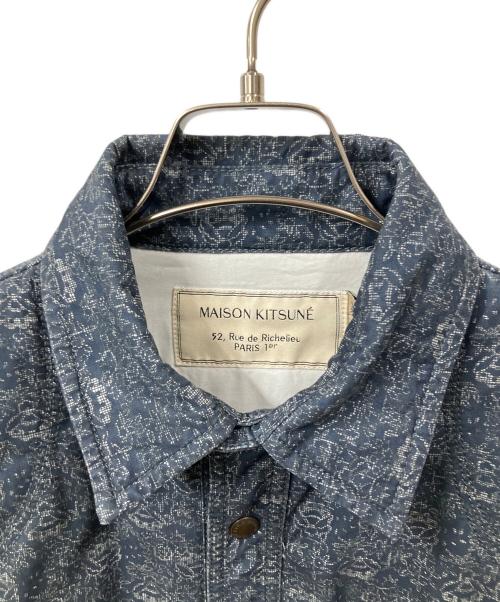 maison kitsune（メゾンキツネ）maison kitsune (メゾンキツネ) 中綿ジャケット　ネイビー ネイビー サイズ:Sの古着・服飾アイテム