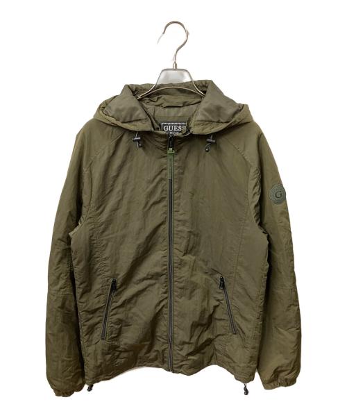 GUESS（ゲス）GUESS (ゲス) 中綿ジャケット グリーン グリーン サイズ:Sの古着・服飾アイテム