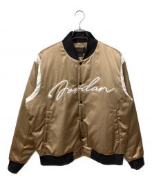JORDAN（ジョーダン）の古着「M J MVP HBR VRSTY JKT DESERT CAMO/SAIL」｜ベージュ