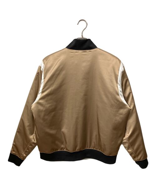 JORDAN（ジョーダン）JORDAN (ジョーダン) M J MVP HBR VRSTY JKT DESERT CAMO/SAIL ベージュ サイズ:Lの古着・服飾アイテム