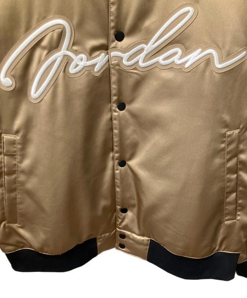 JORDAN（ジョーダン）JORDAN (ジョーダン) M J MVP HBR VRSTY JKT DESERT CAMO/SAIL ベージュ サイズ:Lの古着・服飾アイテム