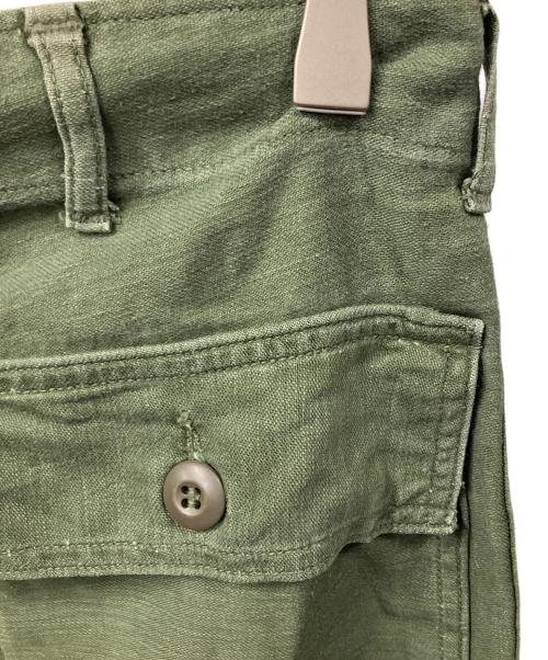 US ARMY（ユーエスアーミー）US ARMY (ユーエスアーミー) 60’ｓ　ファティーグパンツ オリーブ サイズ:W32の古着・服飾アイテム