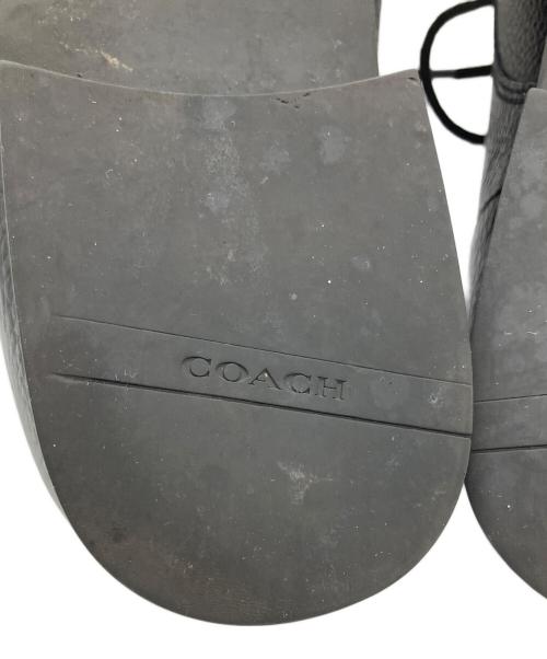 COACH（コーチ）COACH (コーチ) レザーシューズ ブラック ブラック サイズ:26の古着・服飾アイテム