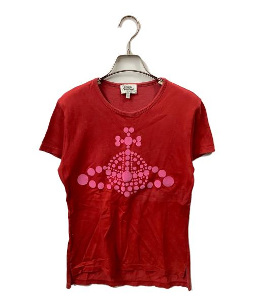 Vivienne Westwood MEN（ヴィヴィアンウエストウッドレッド）Vivienne Westwood MEN (ヴィヴィアンウエストウッドレッド) 半袖カットソー レッド レッド サイズ:44の古着・服飾アイテム