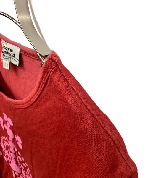 Vivienne Westwood MEN（ヴィヴィアンウエストウッドレッド）Vivienne Westwood MEN (ヴィヴィアンウエストウッドレッド) 半袖カットソー レッド レッド サイズ:44の古着・服飾アイテム