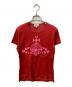 Vivienne Westwood MEN（ヴィヴィアンウエストウッドレッド）の古着「半袖カットソー レッド」｜レッド