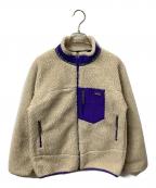 Patagoniaパタゴニア）の古着「レトロXジャケット　ベージュ×パープル」｜ベージュ