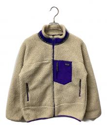 Patagonia（パタゴニア）の古着「レトロXジャケット　ベージュ×パープル」｜ベージュ