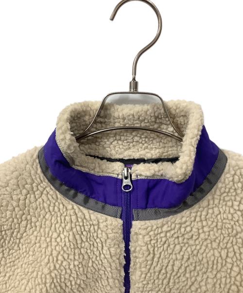 Patagonia（パタゴニア）Patagonia (パタゴニア) レトロXジャケット　ベージュ×パープル ベージュ サイズ:XLの古着・服飾アイテム