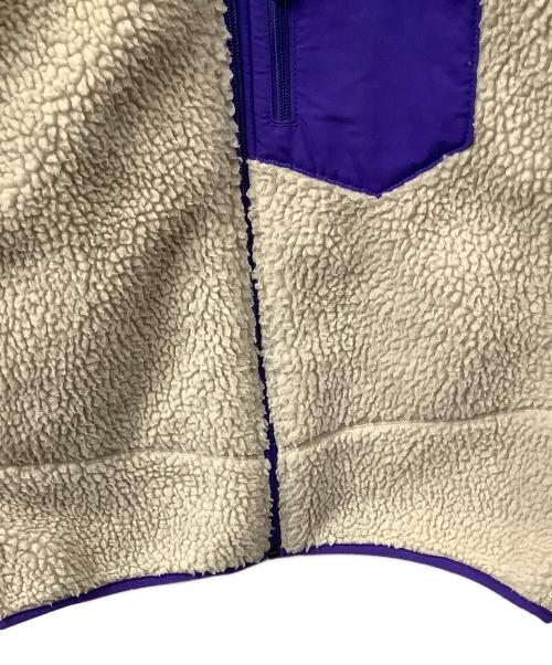 Patagonia（パタゴニア）Patagonia (パタゴニア) レトロXジャケット　ベージュ×パープル ベージュ サイズ:XLの古着・服飾アイテム
