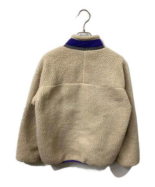 Patagonia（パタゴニア）Patagonia (パタゴニア) レトロXジャケット　ベージュ×パープル ベージュ サイズ:XLの古着・服飾アイテム