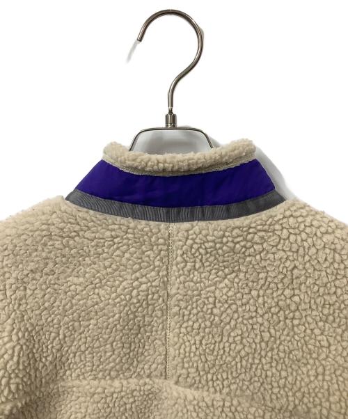 Patagonia（パタゴニア）Patagonia (パタゴニア) レトロXジャケット　ベージュ×パープル ベージュ サイズ:XLの古着・服飾アイテム