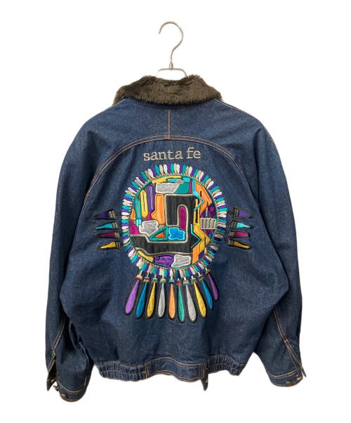 santa fe（サンタフェ）santa fe (サンタフェ) ダブルブレストデニムジャケット インディゴ サイズ:不明の古着・服飾アイテム
